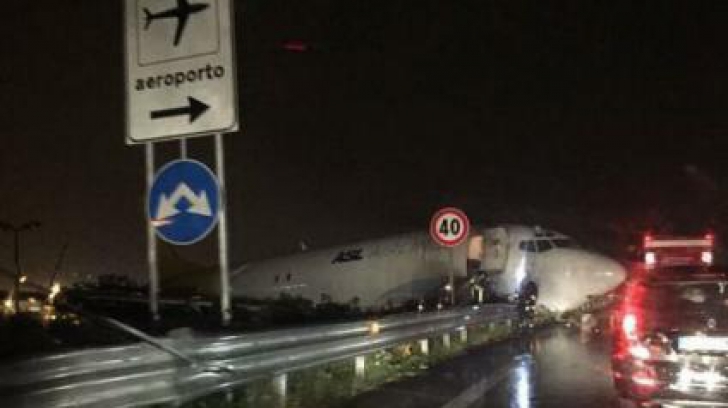 Avion ieşit de pe pistă, în Italia, vineri dimineaţă