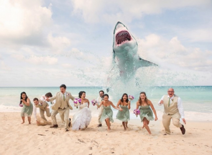 S-au făcut de râs sau nu? Cele mai ciudate fotografii de nuntă din toate timpurile