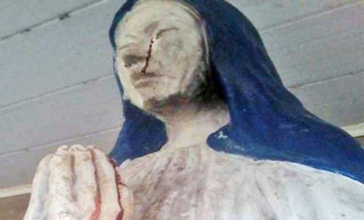 Fecioara Maria, statuia din Bolivia