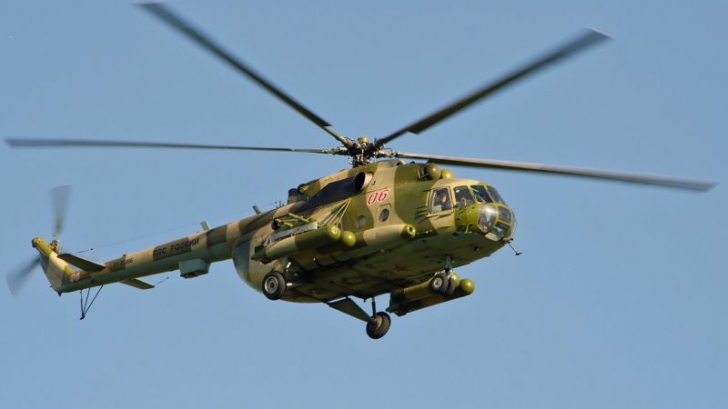 Elicopter rusesc doborât în Siria în timpul unei ofensive majore a rebelilor. 5 militari au murit