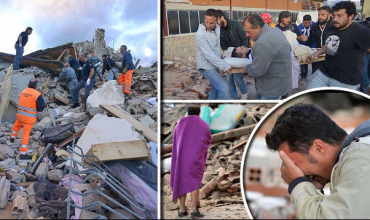 Cutremur devastator în Italia. Un oraş, distrus complet. Cel puţin 14 persoane au murit