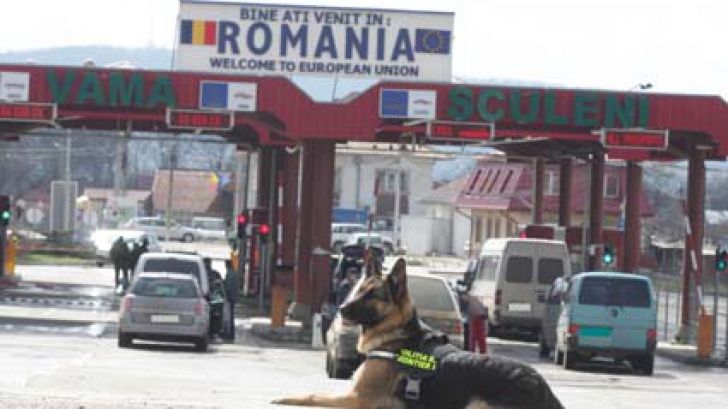 Un român şi un albanez, prinşi de un câine poliţist când încercau să intre în ţară cu droguri 