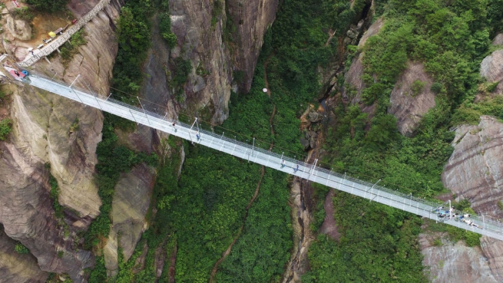 Podul de sticla din China