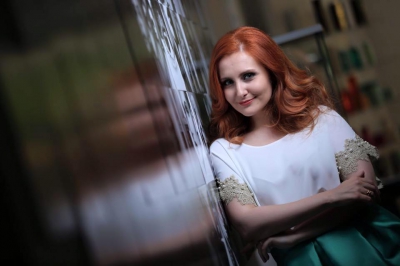 Alina Sorescu, schimbare de look la botezul fiicei ei