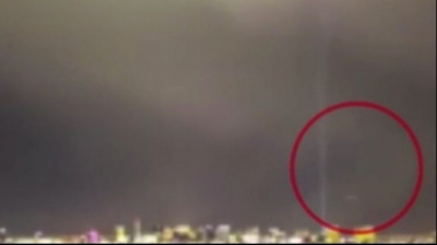 Apariție ciudată în timpul unei furtuni. Ce s-a văzut pe cer timp de câteva secunde