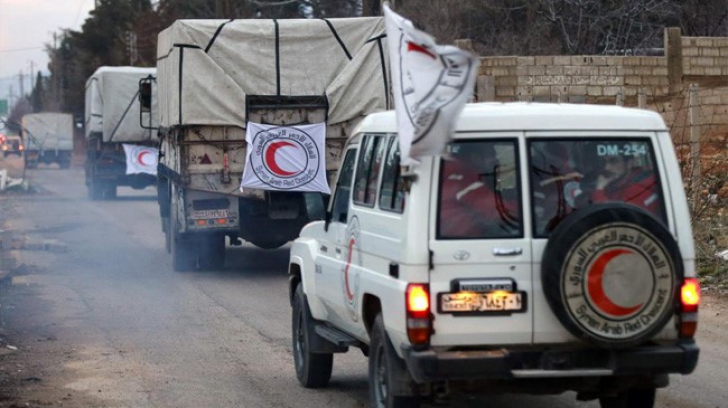 Un convoi umanitar din Siria, ținta bombardamentelor aeriene. ONU suspendă toate ajutoarele
