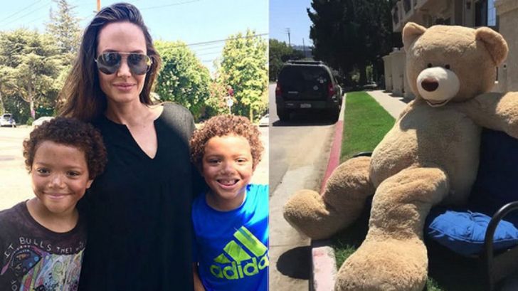 Angelina Jolie a făcut un gest incredibil pentru doi copii care opreau șoferii pe stradă