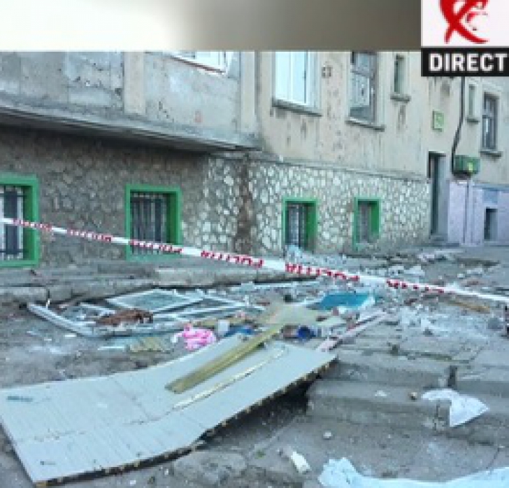 Explozie într-un bloc din Medgidia. Zeci de persoane, evacuate. FOTO şi VIDEO