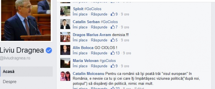 Liviu Dragnea, pus la zid pe pagina sa de Facebook, după discursul de ieri, din Parlament 