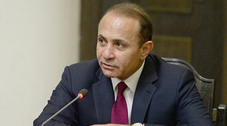 Hovik Abrahamyan, prim-ministrul Armeniei, şi-a dat demisia 