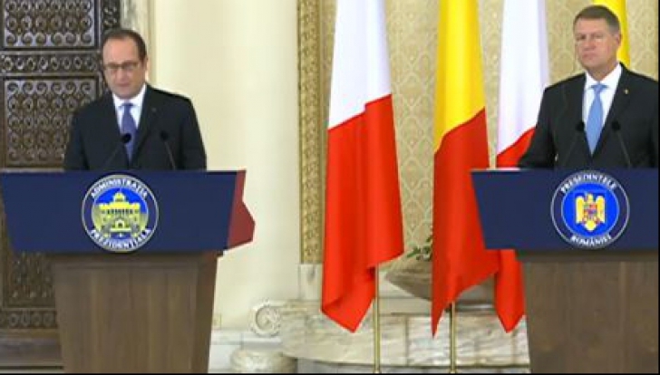 Hollande a prezentat noile direcții de colaborare cu România, după întâlnirea cu Iohannis