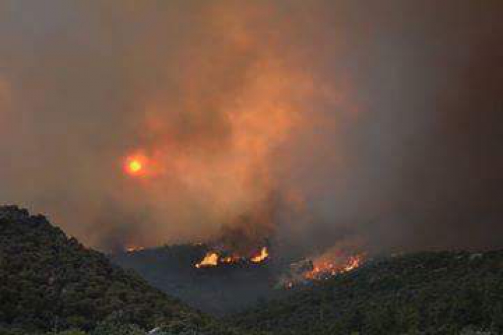 Grecia – Stare de urgență determinată de incendii pe insula Thasos