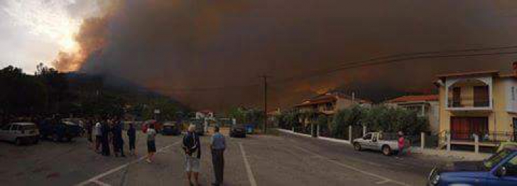 Grecia – Stare de urgență determinată de incendii pe insula Thasos