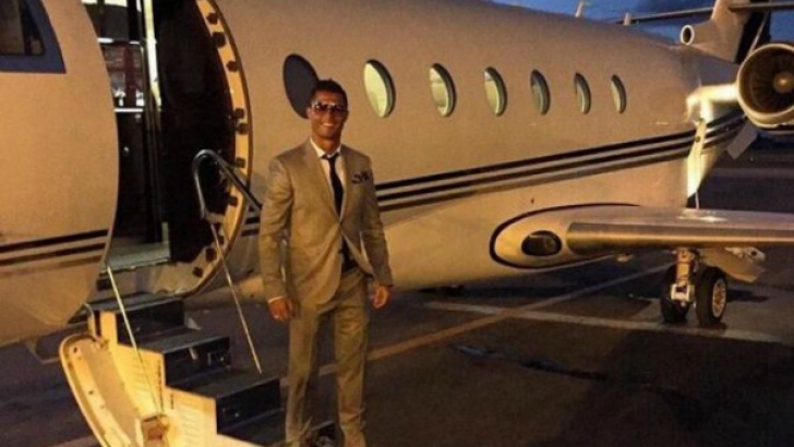 Avionul lui Cristiano Ronaldo, ACCIDENT