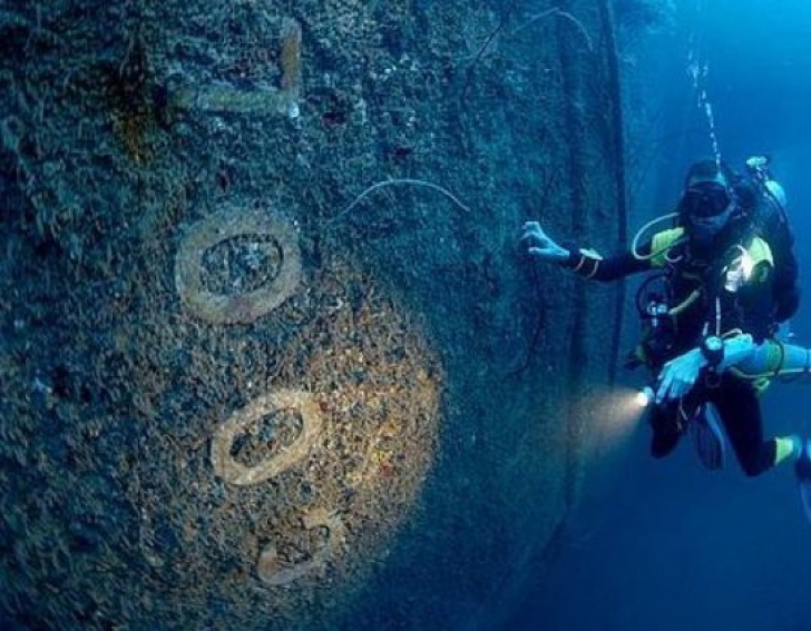 Un schelet uman vechi de 2000 de ani a fost descoperit la locul unui naufragiu celebru
