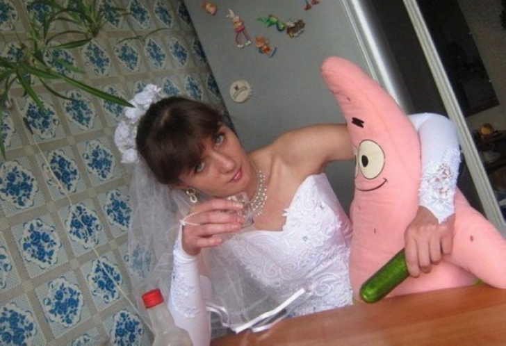 Cele mai bizare fotografii de la nunţile din Rusia