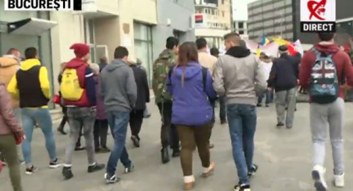 Violențe la marșul pentru unirea R. Moldova cu România. Min. de Interne cere Jandarmeriei un raport
