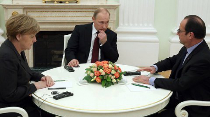Merkel şi Hollande au vorbit, 50 de minute, la telefon cu Putin. La ce concluzie au ajuns?