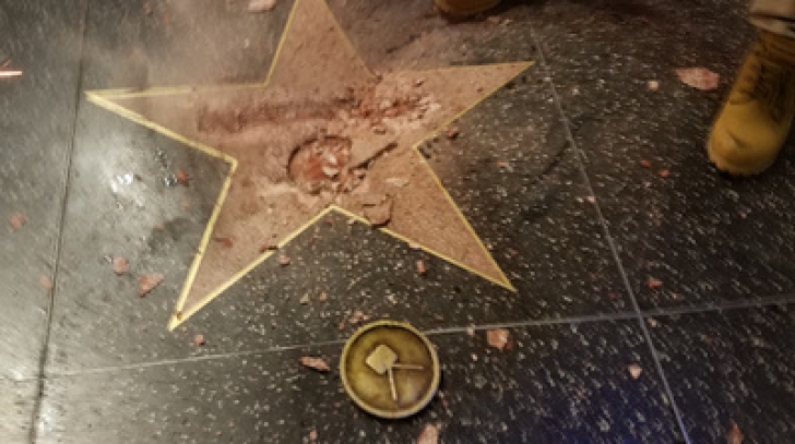 De ce a fost distrusă steaua lui Donald Trump de pe Aleea Celebrităţilor? Motivul e ireal