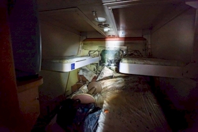 Cum arată acum în interior epava navei Costa Concordia, care s-a ciocnit de o stâncă în 2012