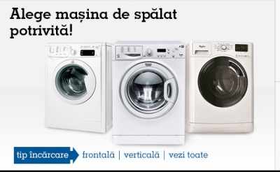 eMAG – 8 Masini de spalat rufe care merita cumparate chiar acum. Reduceri de 1 Decembrie