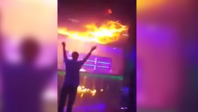 Imagini cutremurătoare. Incendiu similar cu cel din Colectiv într-un club din Ucraina