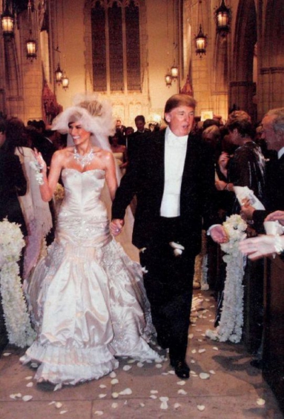 FOTO. Cum arătau Donald şi Melania Trump, la nunta lor, în 2005 