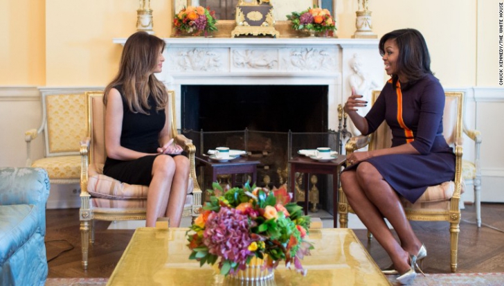 Concluzia Melaniei Trump după întâlnirea cu Michelle Obama la Casa Albă