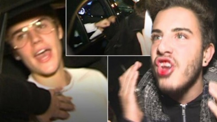 Justin Bieber a cedat nervos. A lovit un fan cu pumnul în faţă. Totul a fost filmat