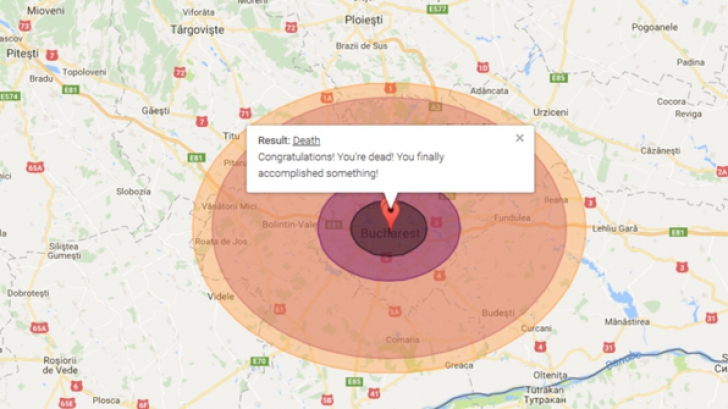  Ar supravieţui România unui atac cu bombă nucleară? Harta celor mai vulnerabile oraşe