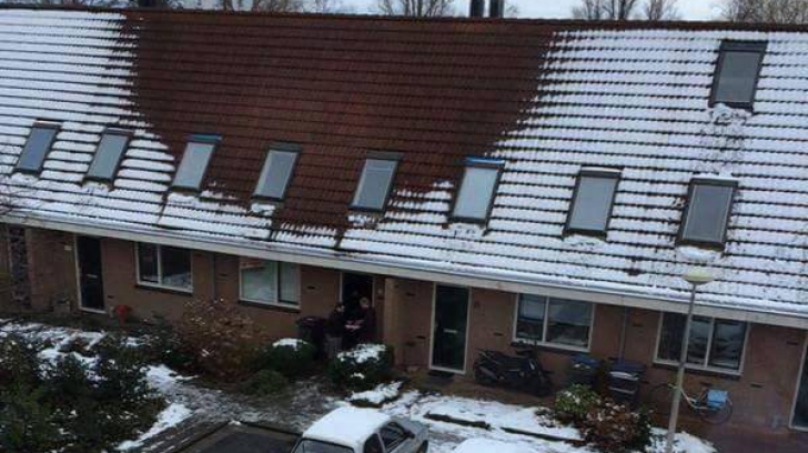 Deşi ningea, zăpada nu se punea pe acoperişul acestei case. E şocant ce au găsit poliţiştii înăuntru