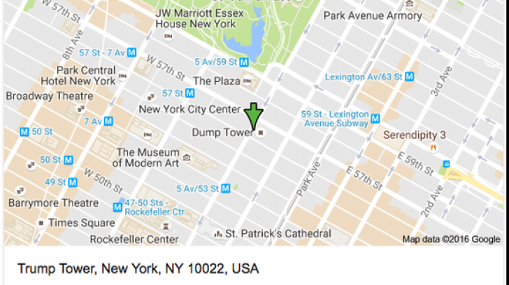 Reședința lui Donald Trump a fost redenumită pe Google Maps. O lume întreagă a râs de noul nume
