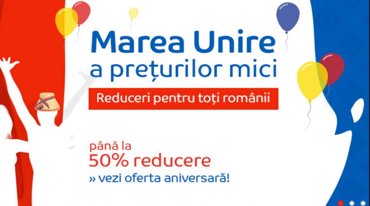 eMAG – promotie foarte mare de Ziua Nationala: ’Marea Unire a preturilor mici’