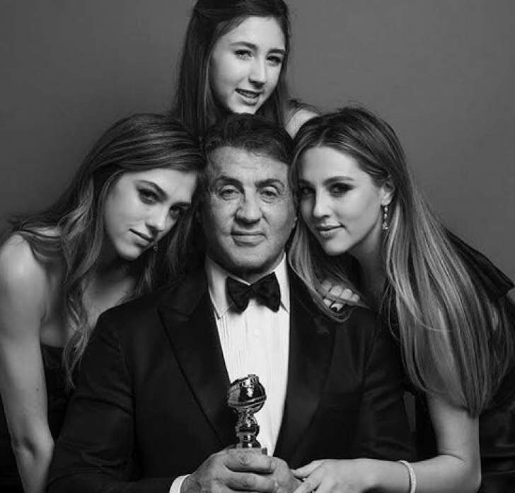 Fiicele lui Sylvester Stallone, alese "Miss Golden Globe 2017". Uite cum arată cele trei tinere