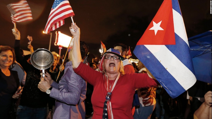 Cum au primit cubanezii exilaţi în SUA vestea morţii lui Fidel Castro: "60 de ani am aşteptat"