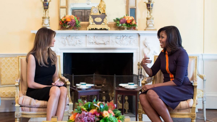 Michelle Obama, la un ceai cu Melania Trump. Despre ce au discutat