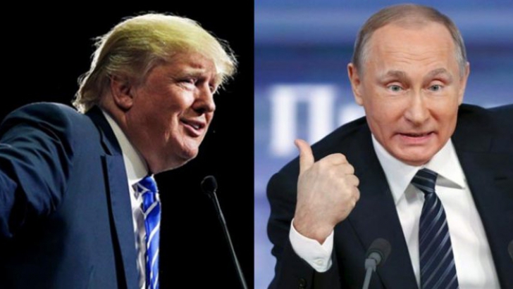 Putin l-a felicitat pe Trump. ”Sper că relațiile SUA - Rusia vor ieși din criză”
