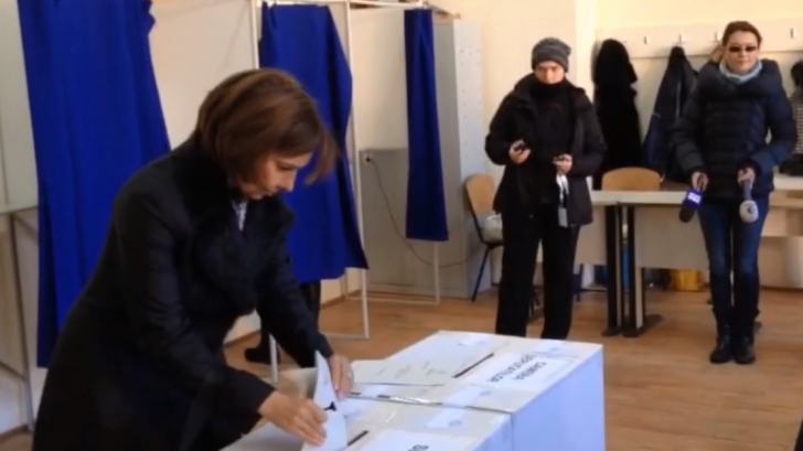 Carmen Iohannis, la vot