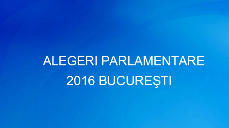 REZULTATE alegeri parlamentare 2016 București. USR, diferență uriașă față de PNL