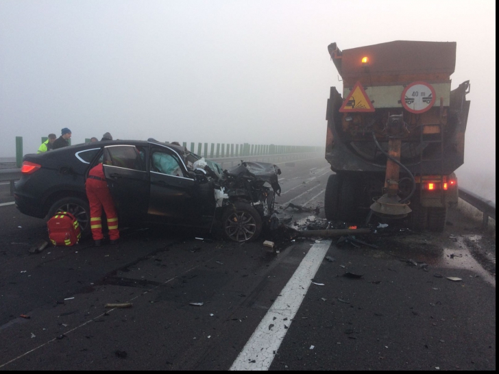 Accident cu trei răniți pe Autostrada Soarelui(GALERIE FOTO)