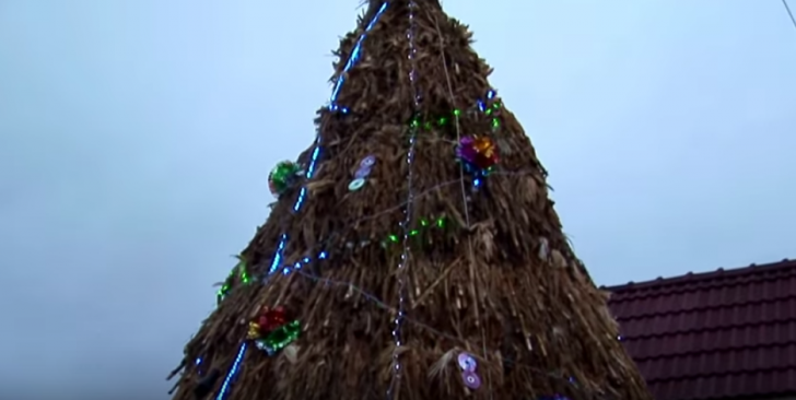 Vine din Moldova şi e cel mai BIZAR brad de Crăciun: 100% tradiţional