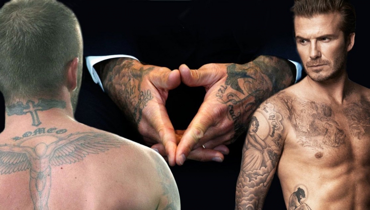 Decizie surprinzătoare luată de David Beckham în privinţa tatuajelor sale