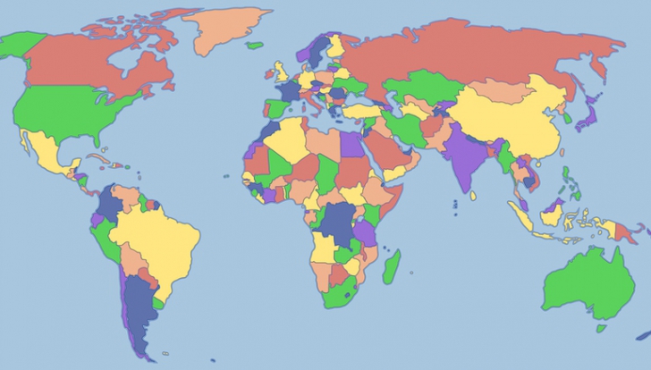 Harta care arată la ce este cea mai bună fiecare țară a lumii. Veste tristă pentru România 