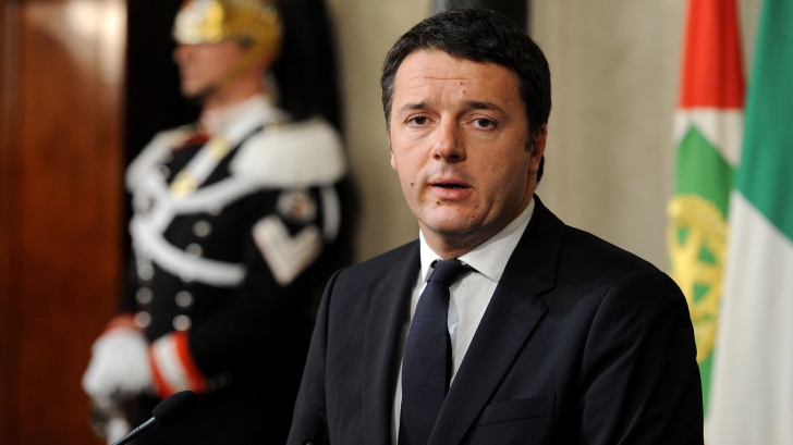 Premierul italian Matteo Renzi a demisionat