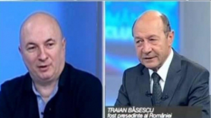 SCANDAL la un post TV între Traian Băsescu și Codrin Ștefănescu: "Pitic mai chel ca mine"