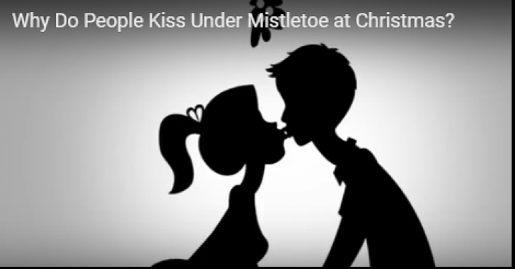 Ce se întâmplă cu cei care se sărută sub o ramură de vâsc în noaptea de Crăciun