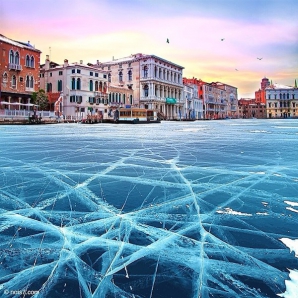 Imagini Spectaculoase Din Veneţia Canalele Din Oras Au Ingheţat