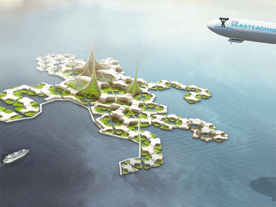 Cum arată primul oraş plutitor din lume. Metropolele de pe insule sunt viitorul