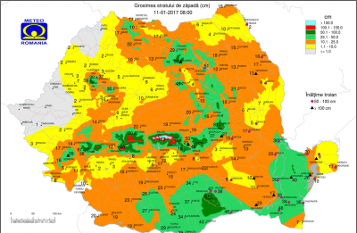 Strat de zăpadă