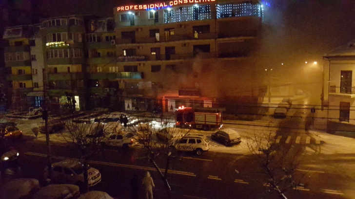 Incendiu în Craiova